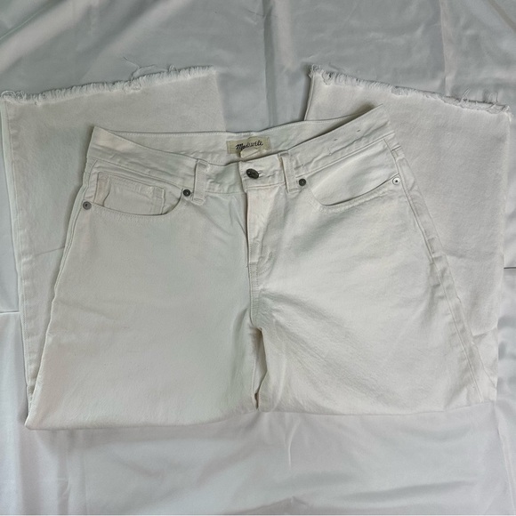 Madewell Low-Rise Wideleg Crop with Raw Hem Size 26 - Picture 6 of 12